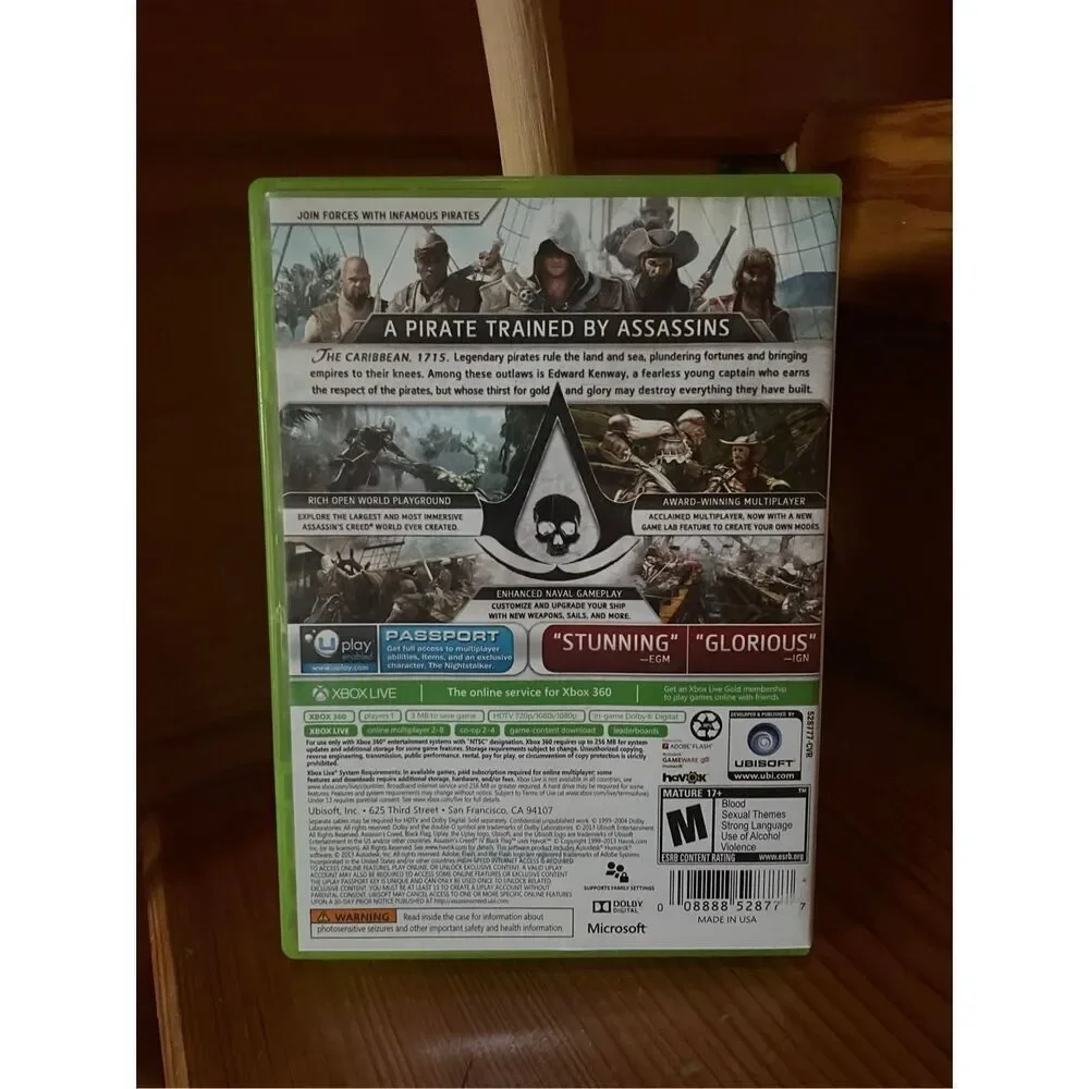 Assassin's Creed IV Black Flag (Microsoft Xbox 360, 2013) - Disc 2 Only